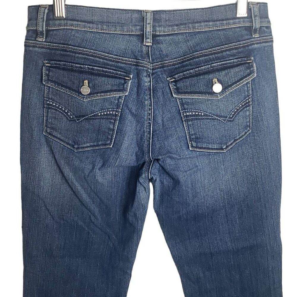 White House Black Market Noir Slim Crop Jeans Size 6 - Picture 8 of 15